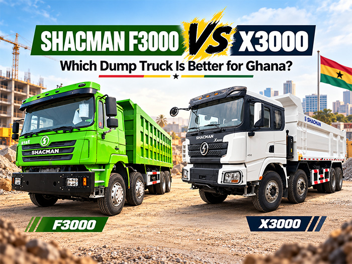 SHACMAN F3000 dump truck Ghana