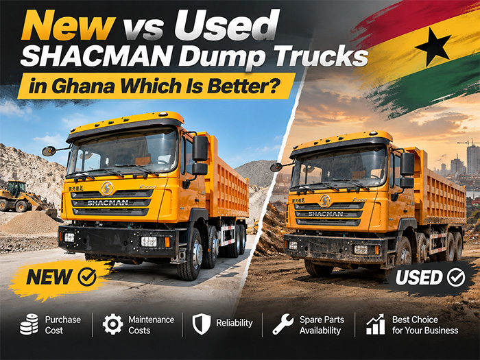 New SHACMAN dump trucks in Ghana New SHACMAN dump trucks in Ghana