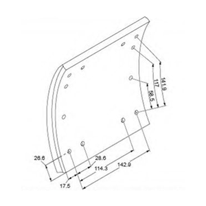 Brake Lining 4707