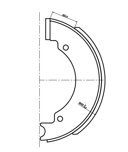 China durm brake lining