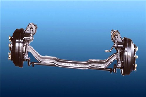 Vehicle front axle detection method