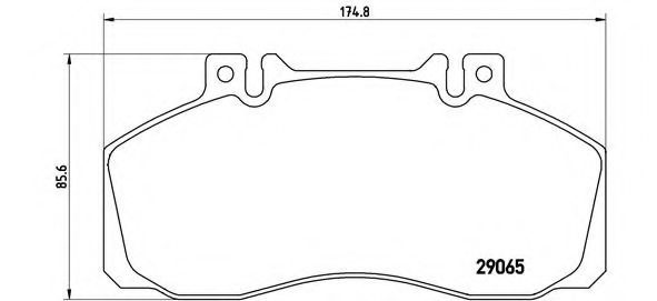 brake pad WVA29065