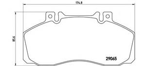 brake pad WVA29065