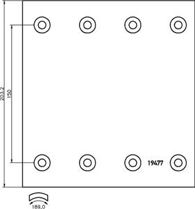 brake lining 19477