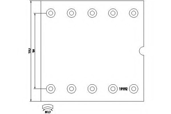 WVA 19192 Brake Lining