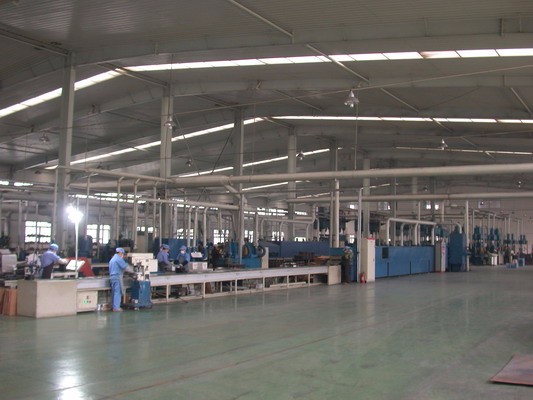 The workshop of brake pads