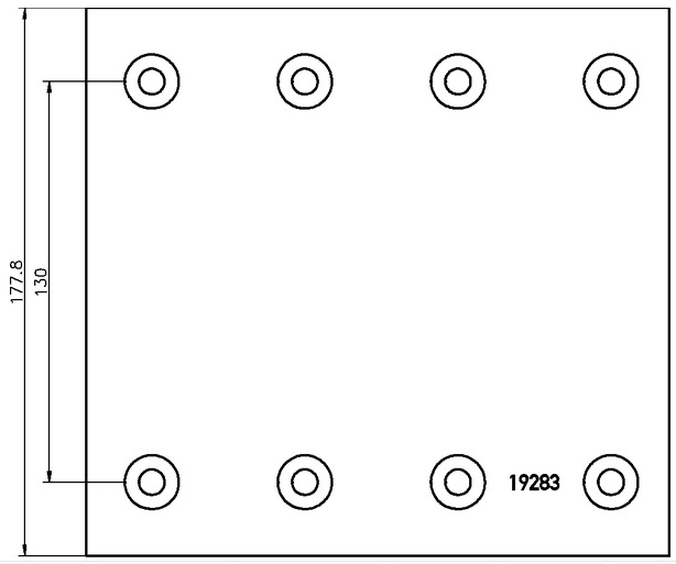 WVA 19283/19284 BRAKE LINING