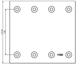 WVA 19283/19284 BRAKE LINING