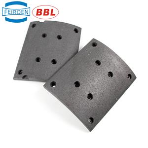 WVA 19488 Truck Parts Spare Asbestos Free Real Axle Brake Lining Kit