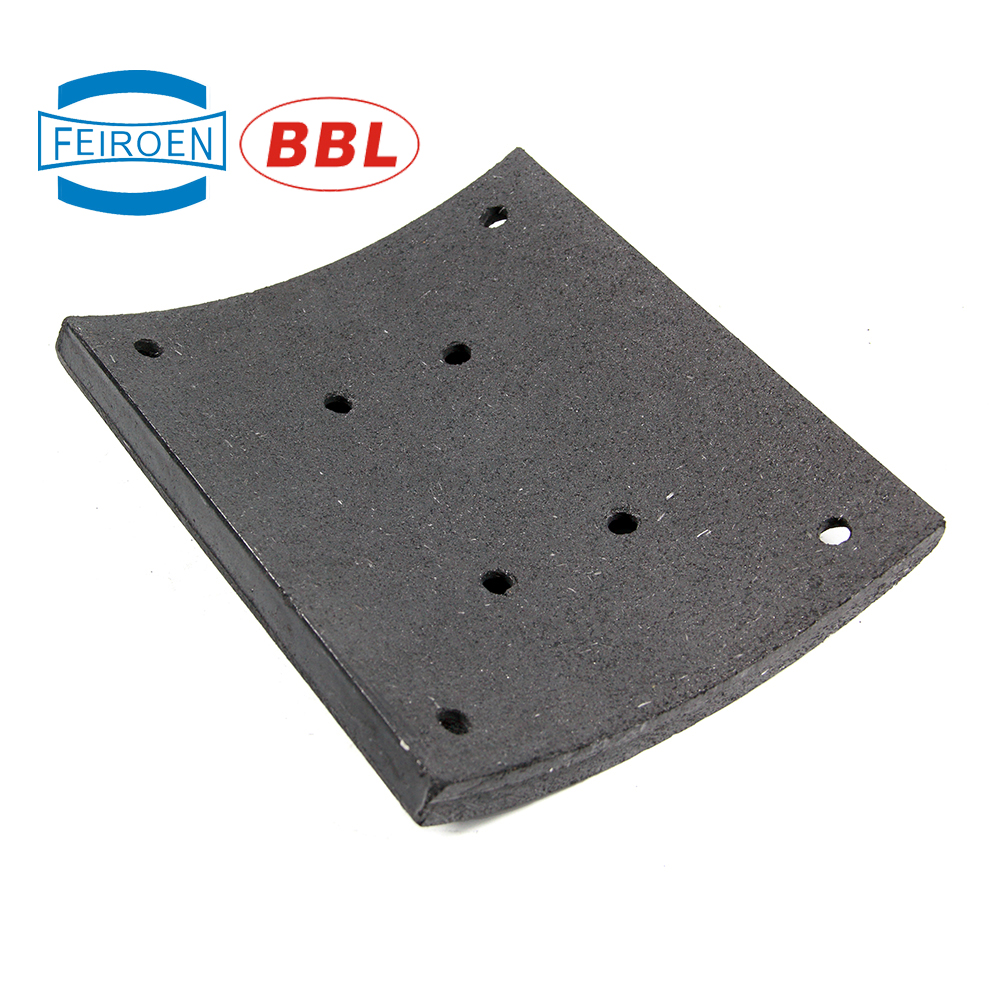 Truck Spare Parts Brake Lining Asbestos Free brake lining for truck