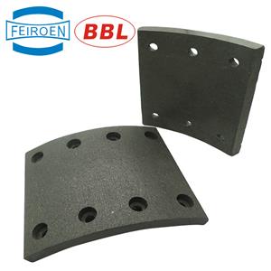 High quality heavy duty truck trailer brake parts brake linings