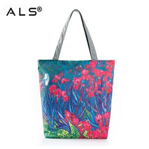 Bolso tote de lona colorido