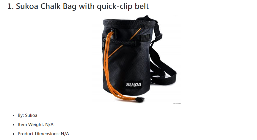 Chalk Bag