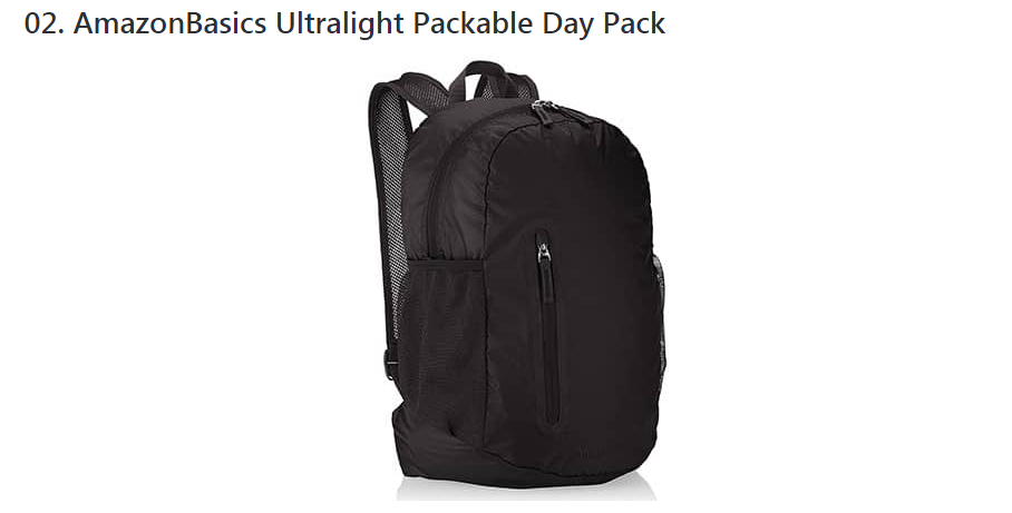 packable daypack