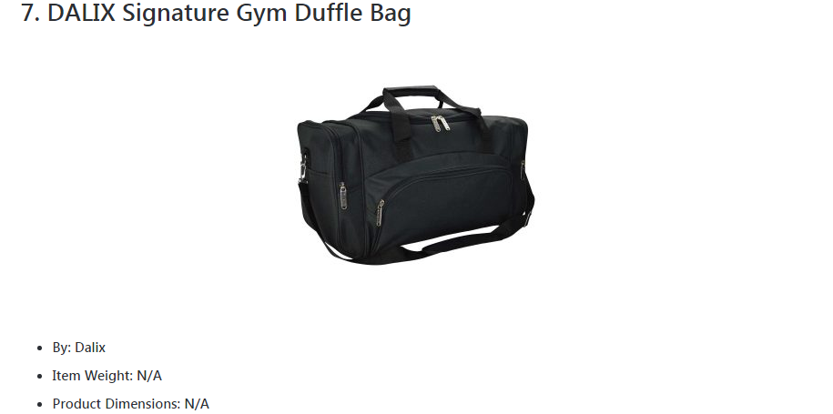 gym bags