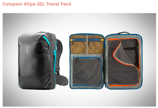 travel backpack