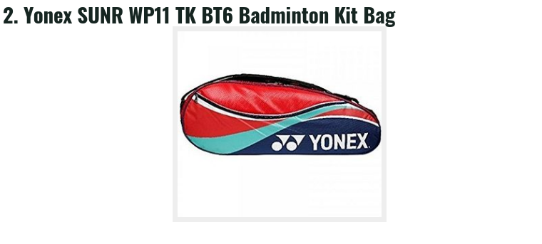 badminton bag