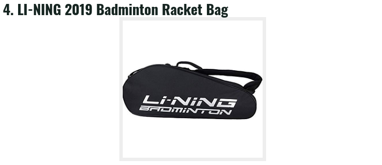 badminton bag