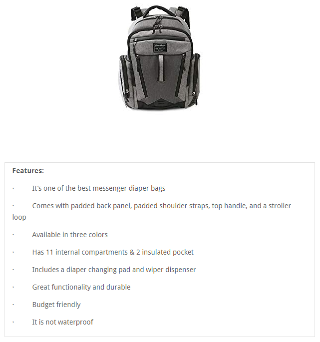 diaper bag