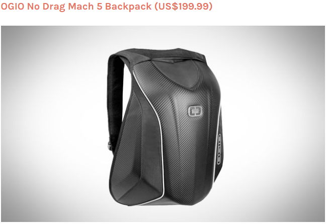 motorcycle backpack