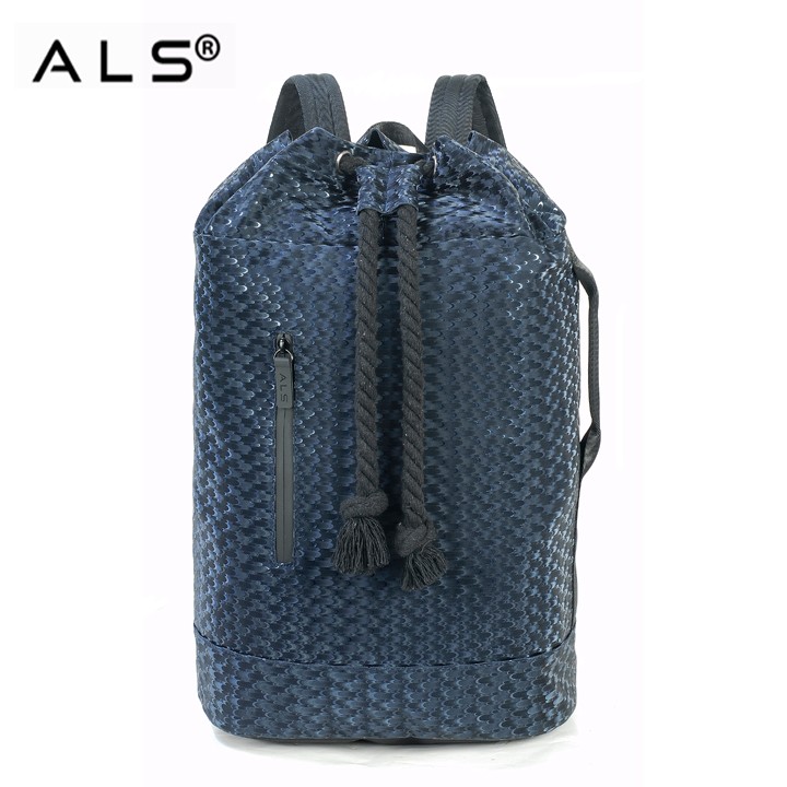 Casual New Fabric Barrel Backpack Simple Travel Rucksack
