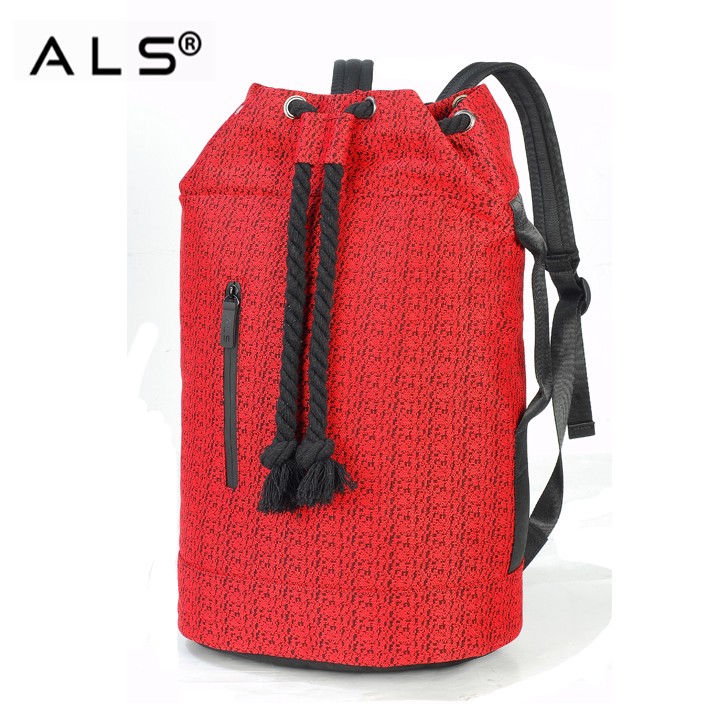 Designer barrel type roomy space tear-resistant polyester breathable large backpacks