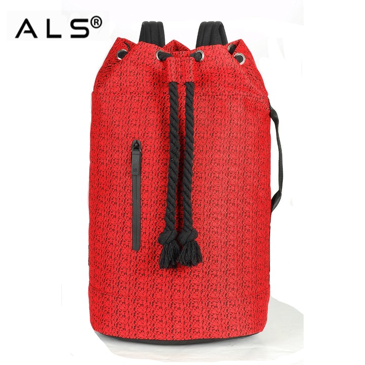 Designer barrel type roomy space tear-resistant polyester breathable large backpacks