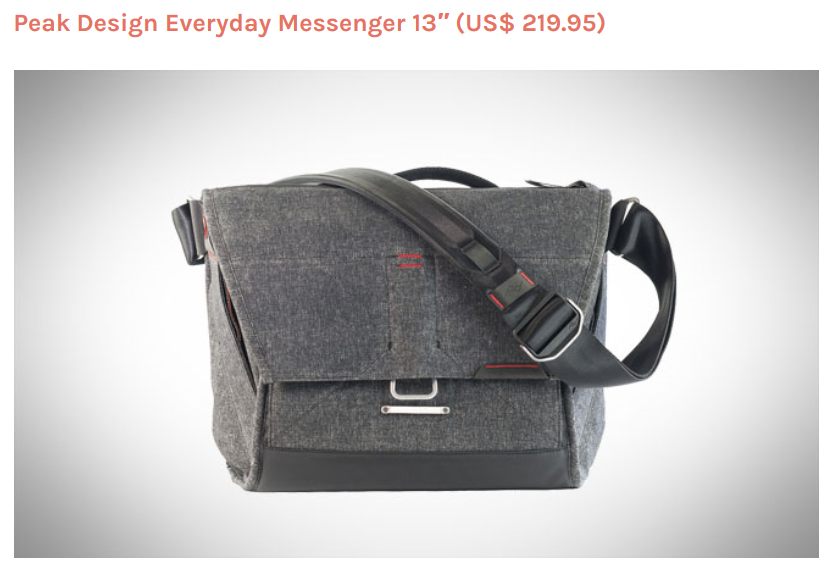 messenger bag