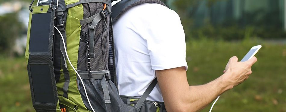 solar powered backpack