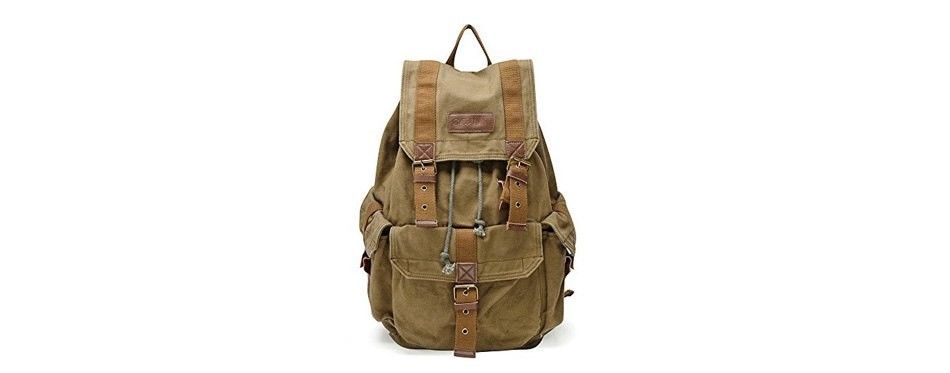 canvas backpack