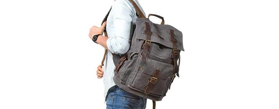 canvas backpack