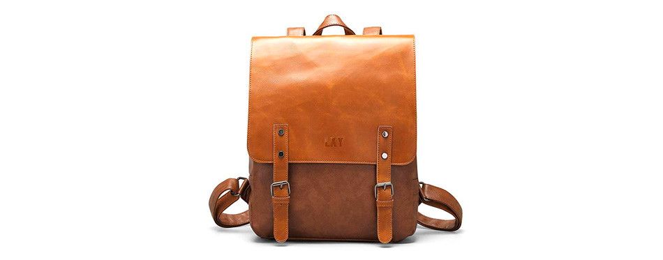 leather backpack