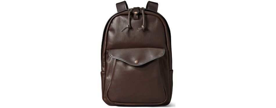 leather backpack