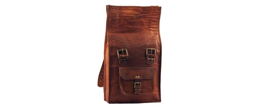 leather backpack