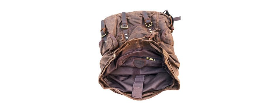 leather backpack