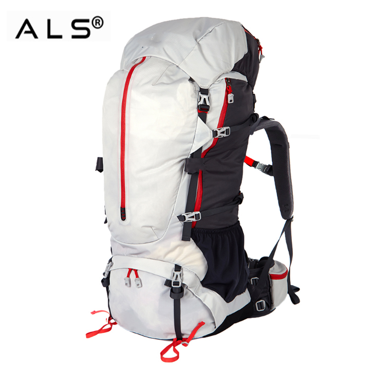 70L +5L ransel Mountain Backpack with rain cover Shoulder Bag Large Capacity outdoor climbing camping Hiking backpack