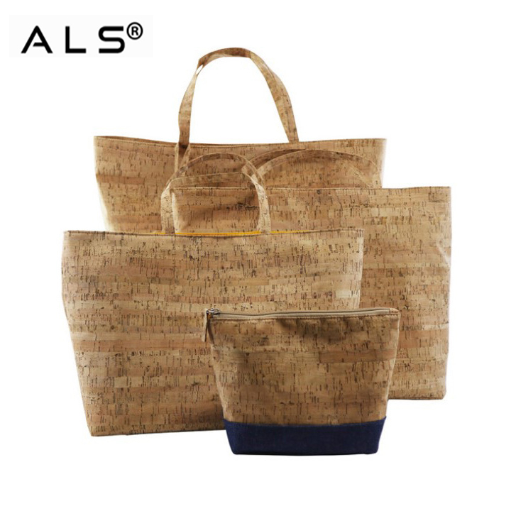 Cork Tote Bag Lightweight Cork Shopping Bag