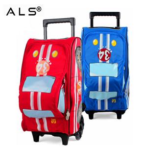 Car Shape Rolling Carry On School Bag With Wheels