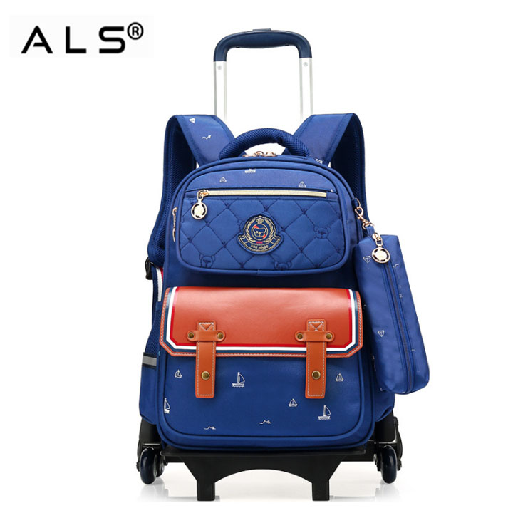 British Children Travel Trolley Luggage Bag