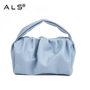 Japanese Simple Cloud Bag Texture Solid Color