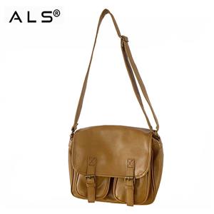 Womens brown leather shoulder bag