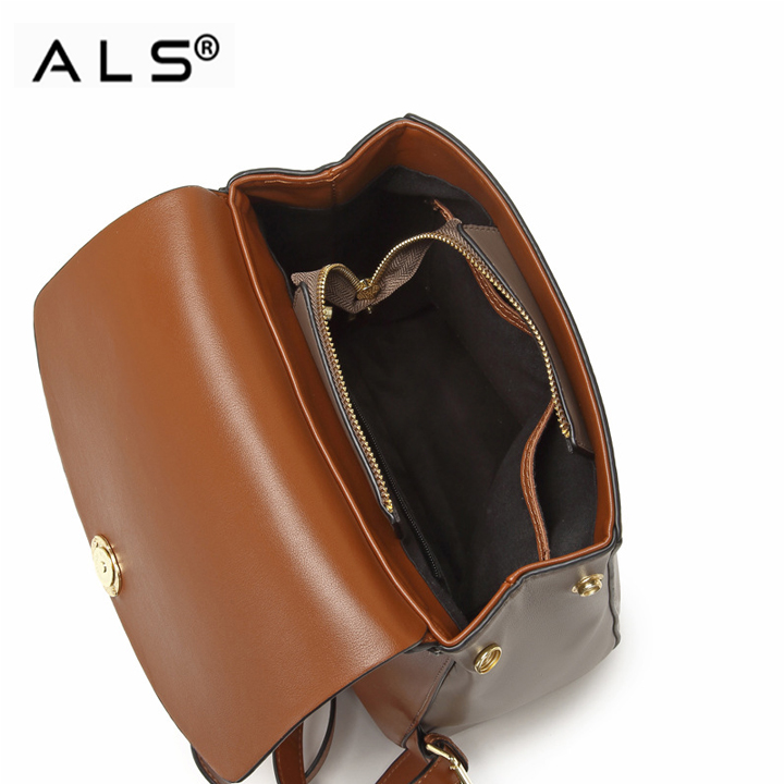 Leather backpack bags for womens