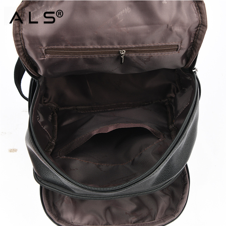Leather designer backpack women's PU back pack