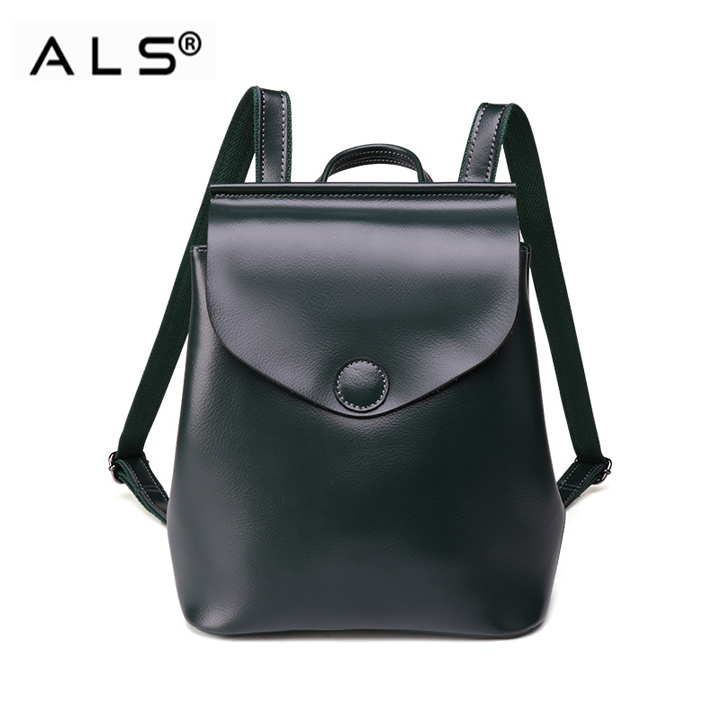 Womens leather fashion backpack
