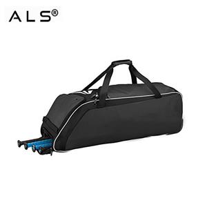 Baseball equipment bags with wheels