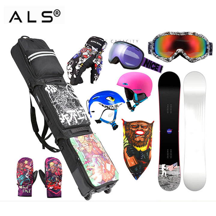 Multi-functional skiing travel padded snowboard bags