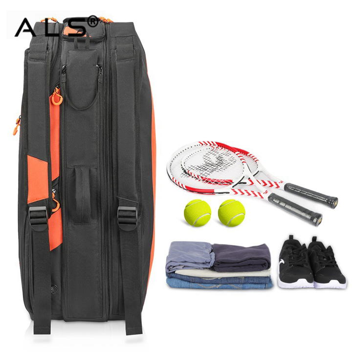 Tennis Racquet Carry Bag Sports Badminton Paddle Racket Bag