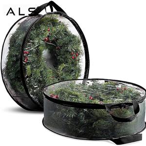 Christmas Tree Wreath Storage Bag Foldable Xmas Garland Gift Sorting Bag Toy Storage Bag