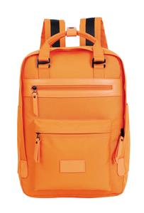 Orange Laptop Mochila Daypack