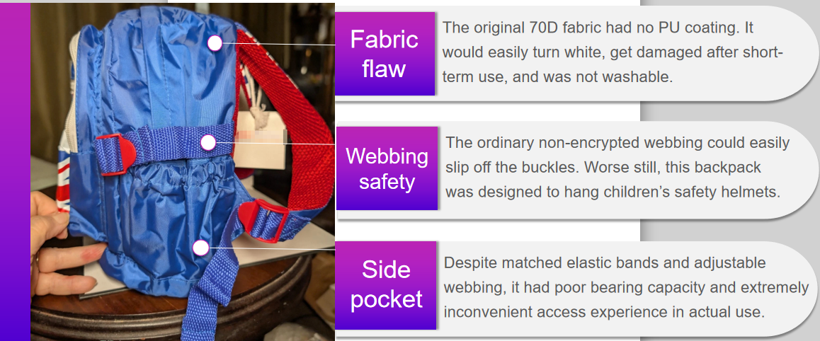 reliable backpack supplier